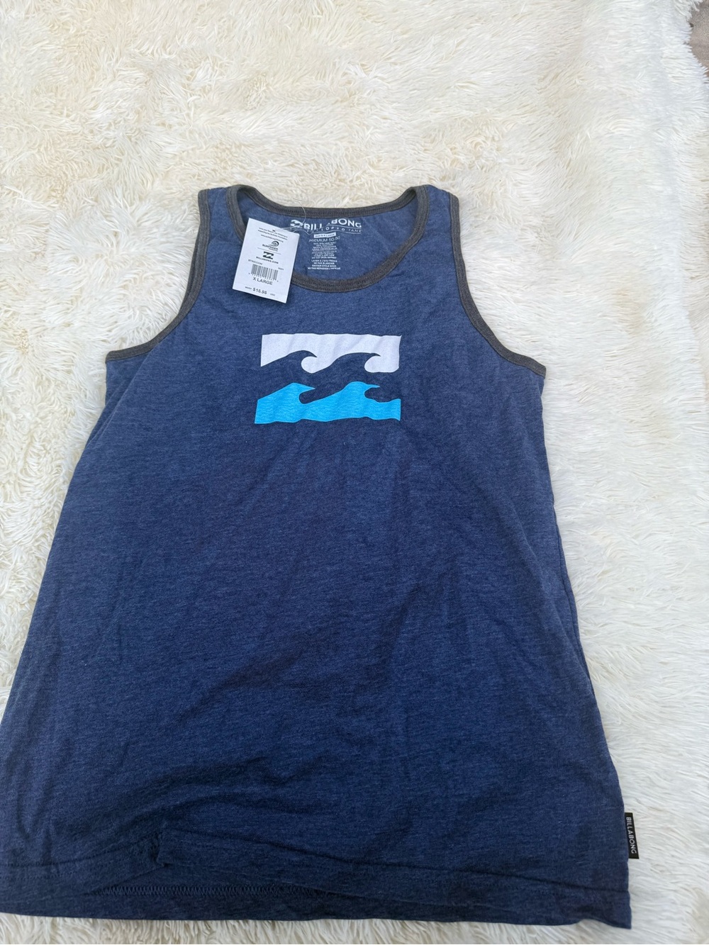 Billabong Navy Logo Boy’s Tank Top